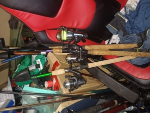 Angeln sachen Angelruten, Angelrolle und Zubehör
