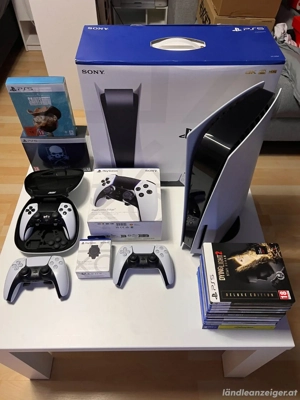 Sony PlayStation 5 Disc Edition ! 825gb! 12 Spiele! 3 Controller OVP!