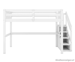 Neues Hochbett Kinderbett 140x200cm mit Schreibtisch - Ungeöffnet! Bild 3