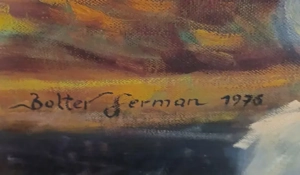 Gemälde, Sonnenblumen von German Bolter, Öl Acryl Bild 2