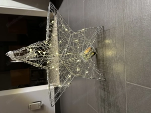 Wunderschöner silberfarbener Stern mit Timer NEU  Bild 4