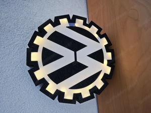 VW Logo Lampe Zahnrad Fanartikel Bild 2