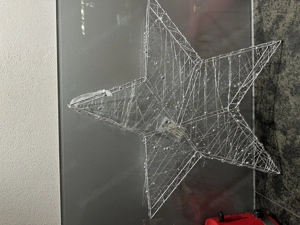 Wunderschöner grosser Stern mit Timer neu   zum Stellen oder Hängen 