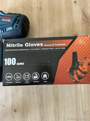 Bosch Professional GDS 18V-1050 H Akku-Drehschlagschrauber +Werkstatt Handschuhe Bild 5