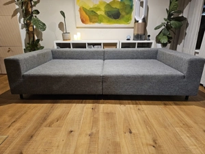 Große gemütliche Couch Sofa in grau