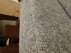 Große gemütliche Couch Sofa in grau Bild 3