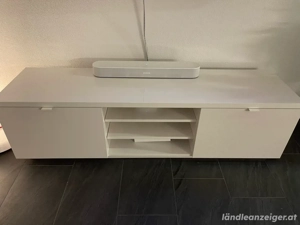 Sideboard TV-Bank, Hochglanz weiß Bild 2