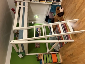 Hochbett 140cm x 200cm aus holz Bild 2