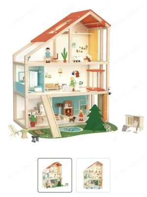  Puppenhaus   gut erhalten  Bild 2