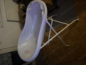 Babywanne mit neugeborenen Einsatz und Ständer  Bild 3