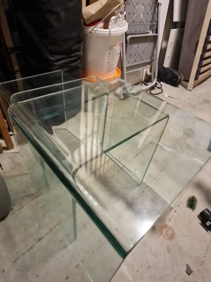 Coach Tisch aus Glas