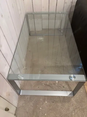 Glastisch rechteckig