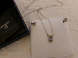 Swarovski Halskette + Ohrringe 