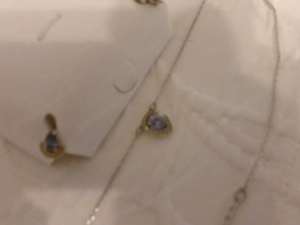 Swarovski Halskette + Ohrringe  Bild 3