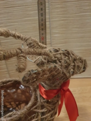 Rentier - Blumentopf Bild 4