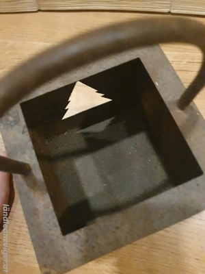 Laterne in Rostoptik Bild 3