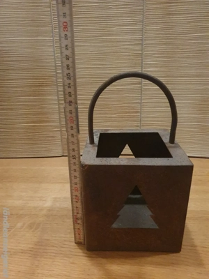 Laterne in Rostoptik Bild 4