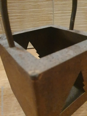 Laterne in Rostoptik