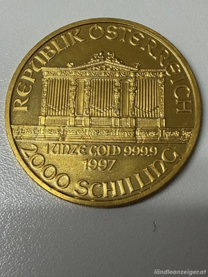 Österreich 2000 Schilling 1997 Wiener Philharmoniker 1 UNZE GOLD 999.9 2000 SCH Bild 2