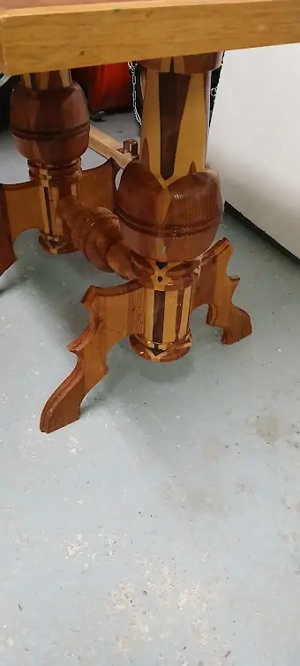 kleiner Tisch, masiv Holz Bild 2