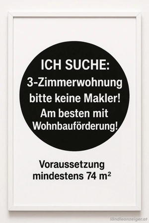 İch Suche eine 3 Zimmer Wohnung