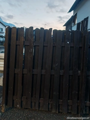 Sichtschutz aus Holz 180   180 cm Bild 2