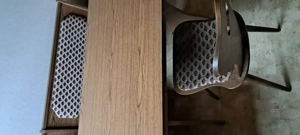 Vintage Eckbank mit Stuhl und Tisch