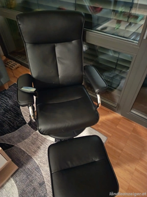 Leder Sessel relex mit Massage Funktion  Bild 3