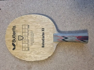Butterfly BalsaCarbo X3 Tischtennisholz Bild 2