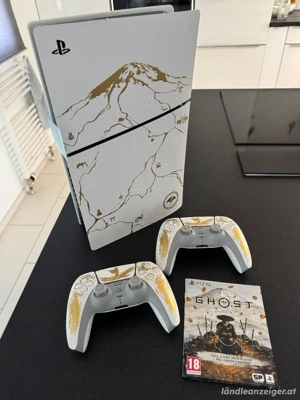 Sony PlayStation 5(PS5)  Slim Ghost of Yotei Gold Limited Edition + Garantie +Fub Bild 3