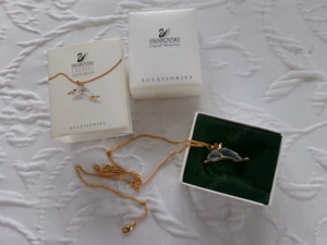 Swarovski Kette mit Delfin Bild 2