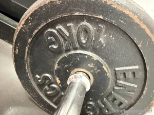 Fitness Traning stange mit 20 KG gewichte  Bild 2