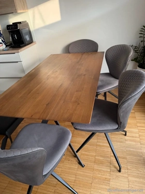 Esstisch mit Bank und Stühlen Bild 4