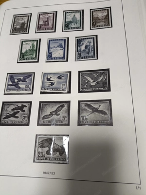 Briefmarken Österreich postfrisch "Safe-Album" 1945-1979 Bild 6