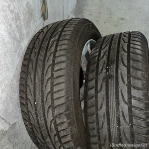4x VW aulfelgen auf sommerreifen Semperit 205 55 16 V XL VAG Gruppe Bild 5