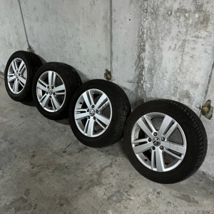 4x VW aulfelgen auf sommerreifen Semperit 205 55 16 V XL VAG Gruppe Bild 9