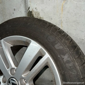 4x VW aulfelgen auf sommerreifen Semperit 205 55 16 V XL VAG Gruppe Bild 7