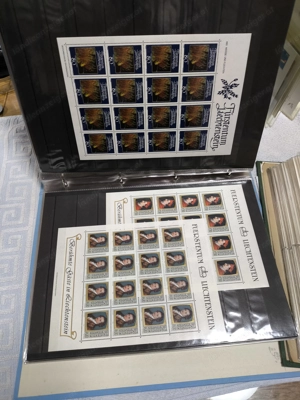 Briefmarken postfrisch Liechtenstein + Ertragsbriefe LI und CH Bild 8