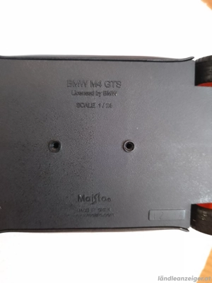 Modellauto BMW M4 GTS  Bild 5
