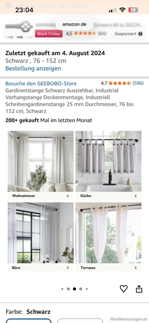 Vorhangstange Bild 2