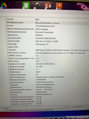 Asus rog strix G17, RTX 3060 ,16 GB  ,1 TB   Bild 8