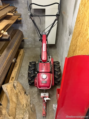 Honda F560, Zugmaulschlepper mit Schneeschild Bild 8