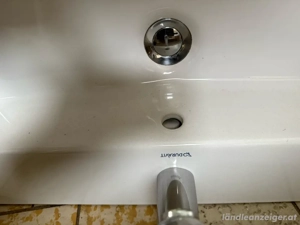Waschbecken keramik, Duravit Vero Möbelwaschtisch 125 cm, mit 1 Hahnloch, mit Überlauf