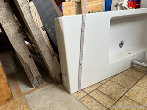 Waschbecken keramik, Duravit Vero Möbelwaschtisch 125 cm, mit 1 Hahnloch, mit Überlauf Bild 4