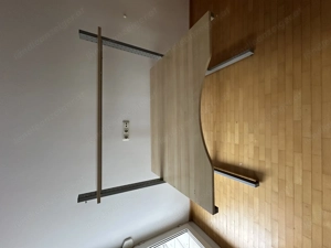 Großer stabiler Schreibtisch + Regal Aufsatz   Höhenverstellbar Bild 2