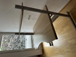 Großer stabiler Schreibtisch + Regal Aufsatz   Höhenverstellbar Bild 3