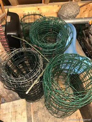 H+S Ziergitter Zaun Draht grün beschichtet Konvolut