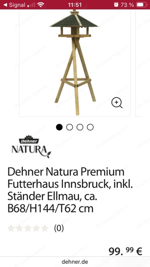 Vogelfutterhäuschen