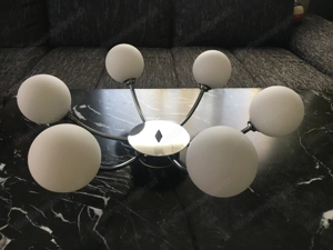 Deckenleuchte oder  Lampe mit sechs Opal Kugeln Bild 8