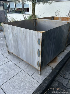 Pflanzentrog Stahl Bild 5